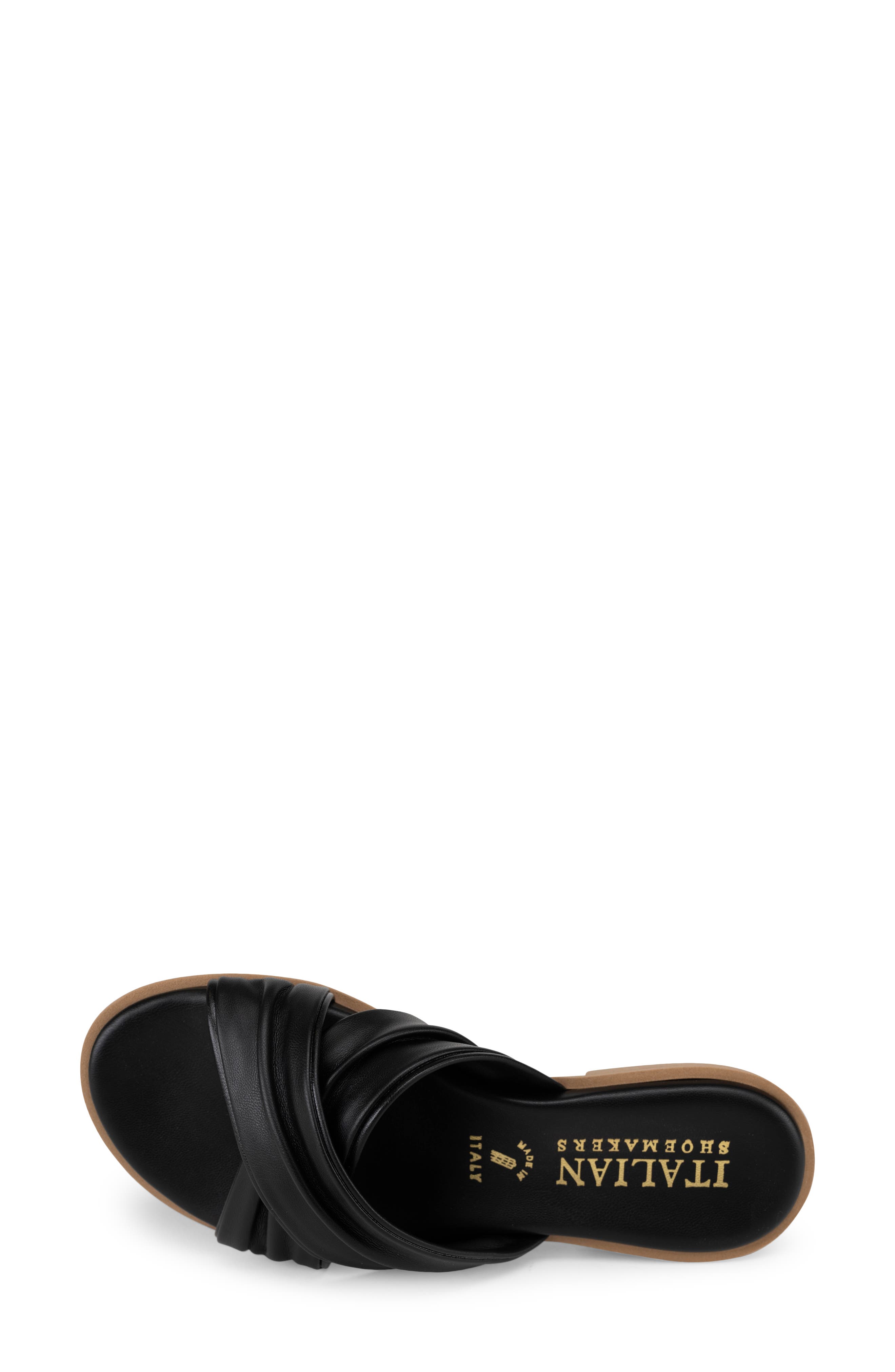 ITALIAN SHOEMAKERS Hachi Slide Sandal, Alternate, color, Black