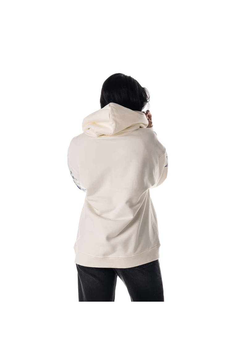 Unisex The Wild Collective  White Dallas Cowboys Stacked Graphic Sleeve Fleece Hoodie, Alternate, color, White