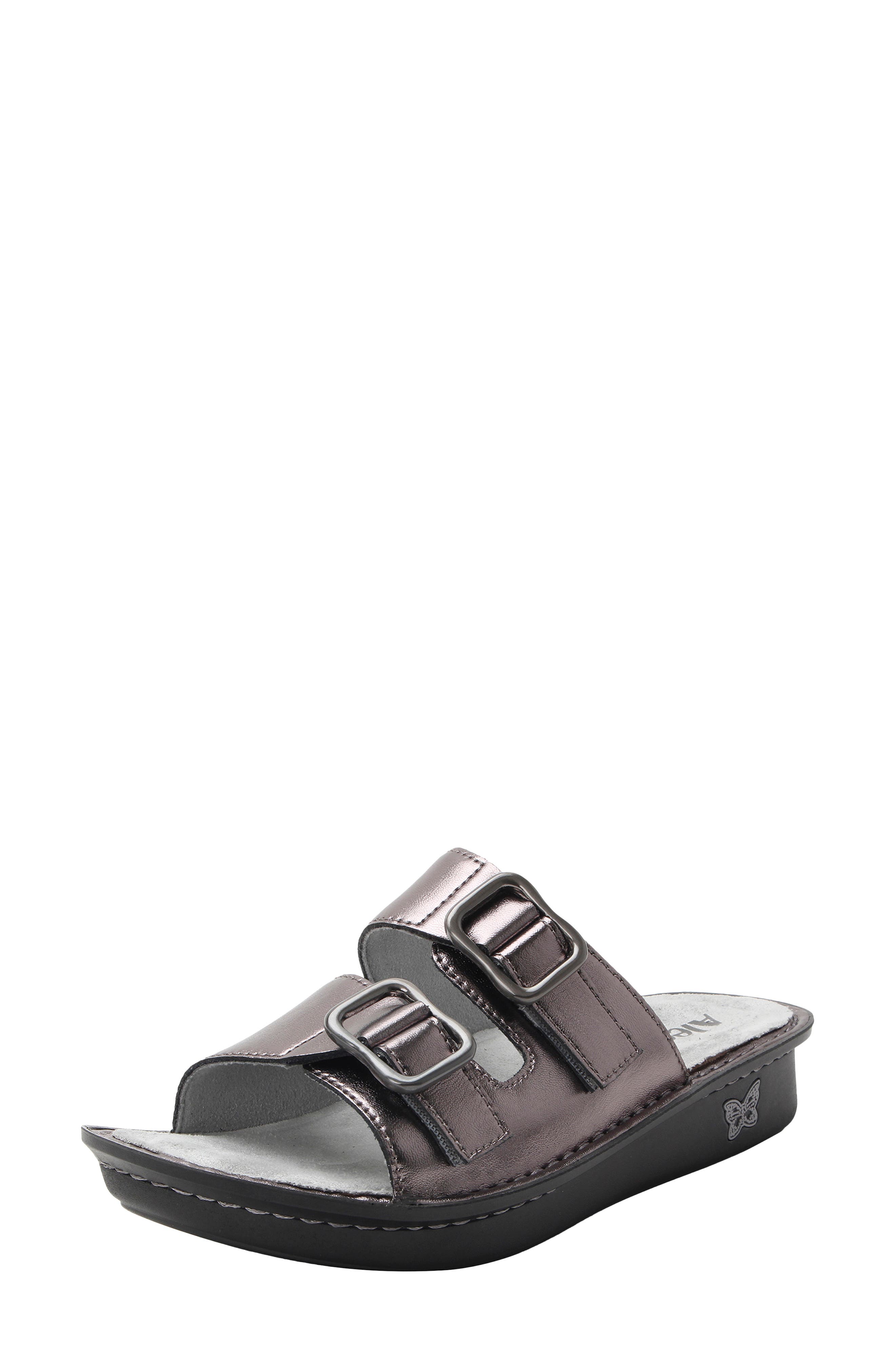 Verah Hoity Toity Slide Sandal, Alternate, color, PEWTER POWER