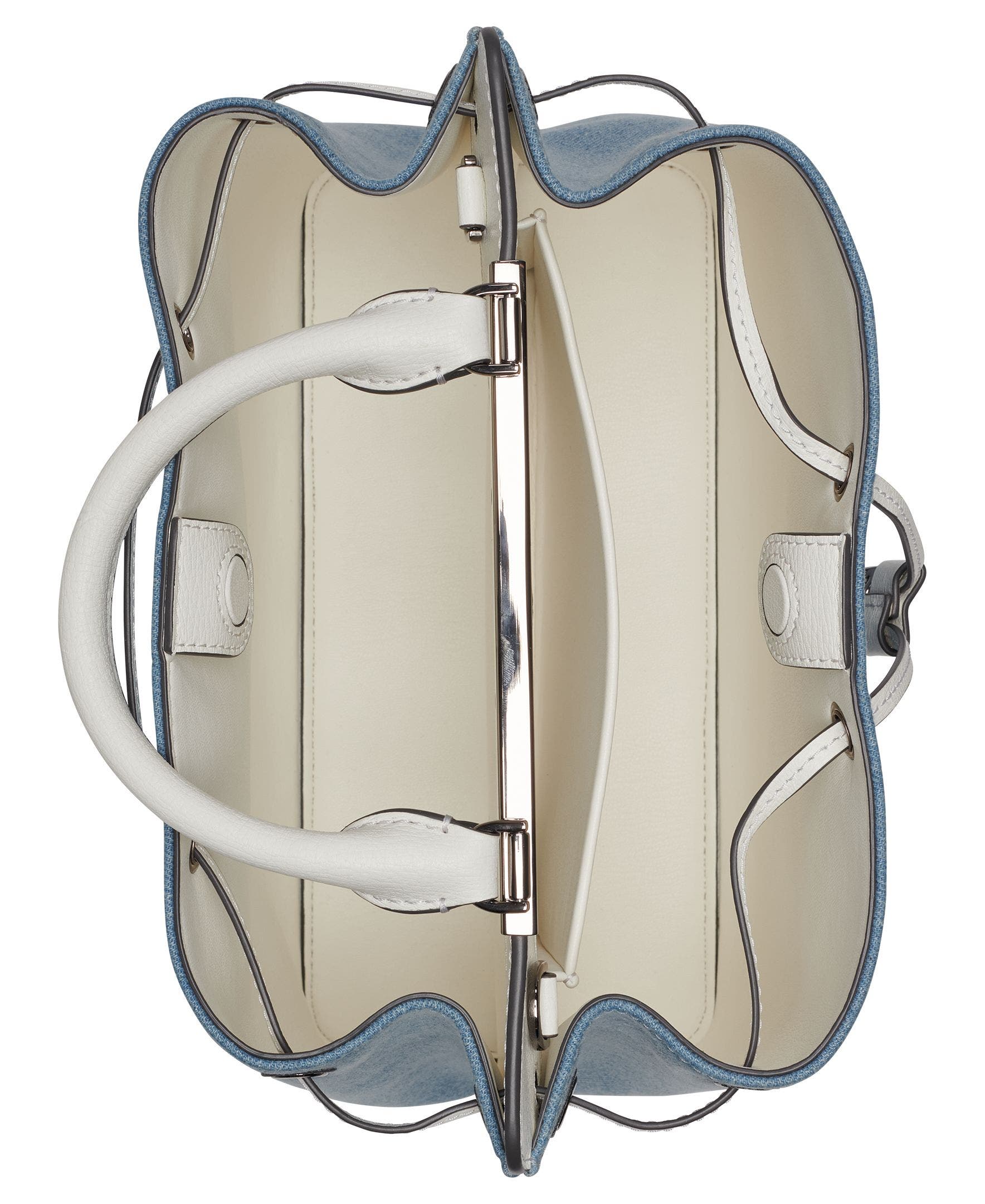 KARL LAGERFELD PARIS Evelina Denim Bucket, Alternate, color, Light Denim