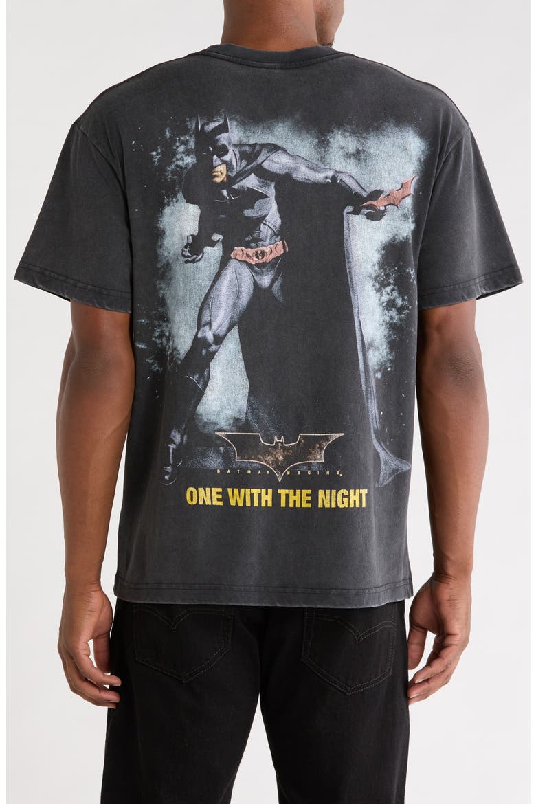 I'm Batman Begins in the Night Graphic T-Shirt, Alternate, color, BLACK WASH