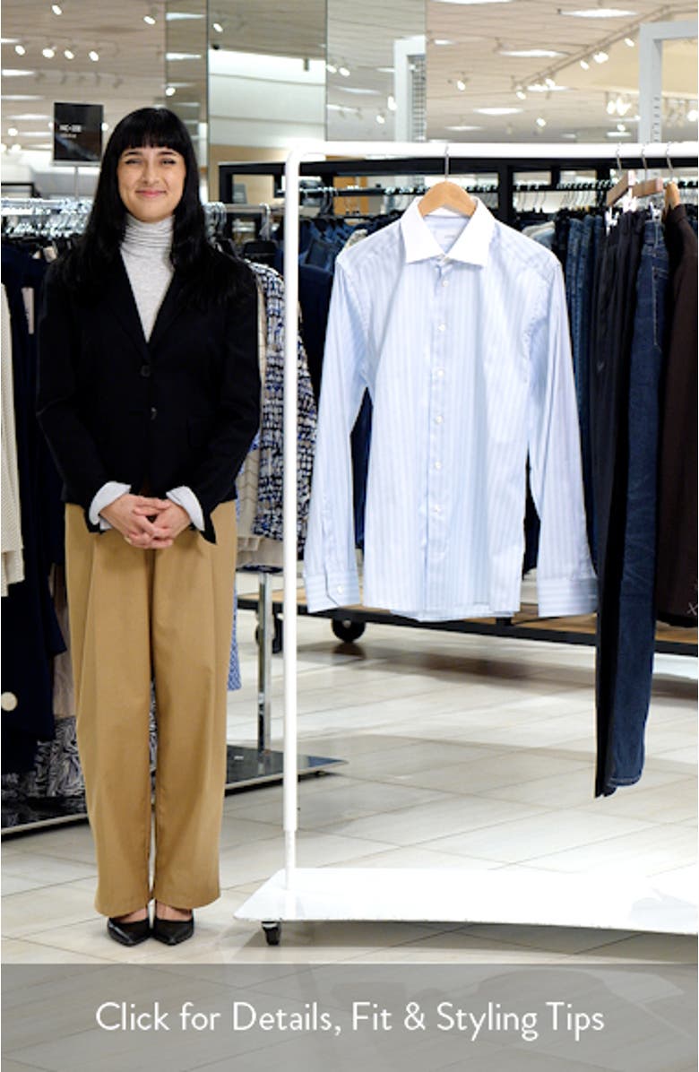 Slim Fit Stripe Dress Shirt, sales video thumbnail