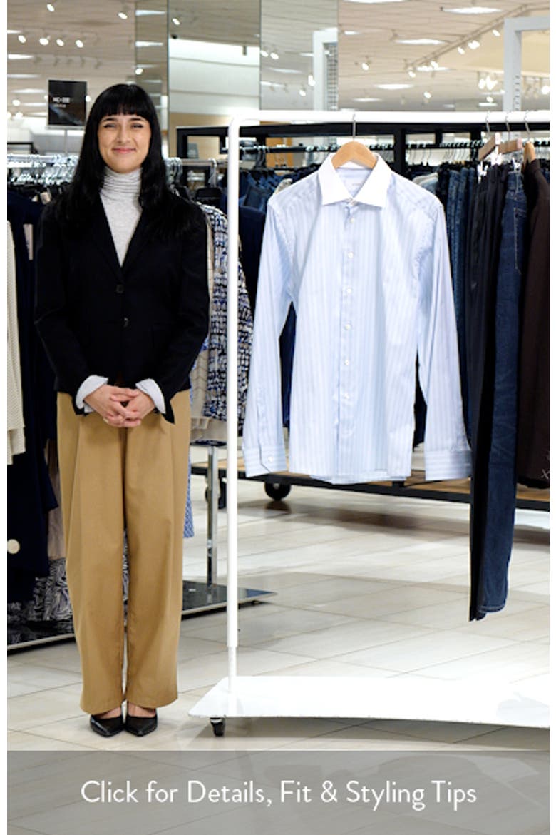 Slim Fit Stripe Dress Shirt video
