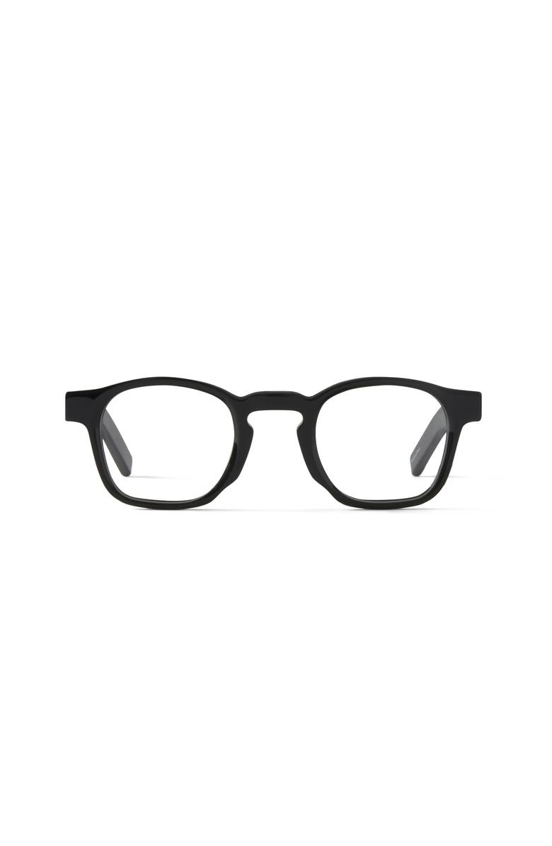 French Kiwis Eyewear Enzo Blue Light Glasses, Main, color, Black