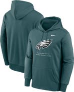 Nike Men's Nike Teal Philadelphia Eagles Toss Sweep Therma-FIT Hoodie