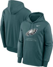 Nike Men's Nike Teal Philadelphia Eagles Toss Sweep Therma-FIT Hoodie