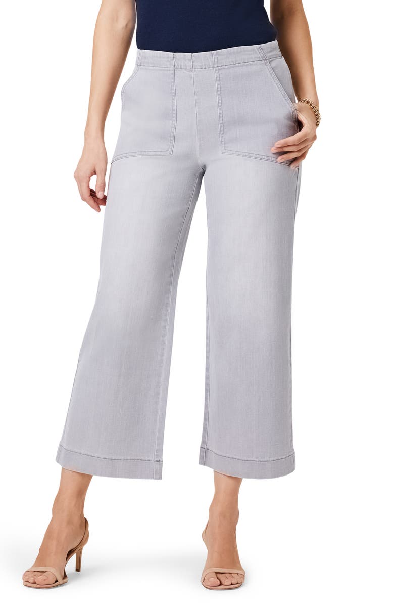NIC+ZOE All Day Wide Leg Crop Jeans, Main, color, 