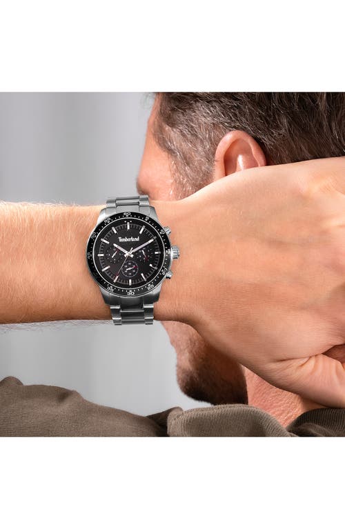 Timberland Parkman Multifunction Chronograph Bracelet Watch, 44mm In Silver