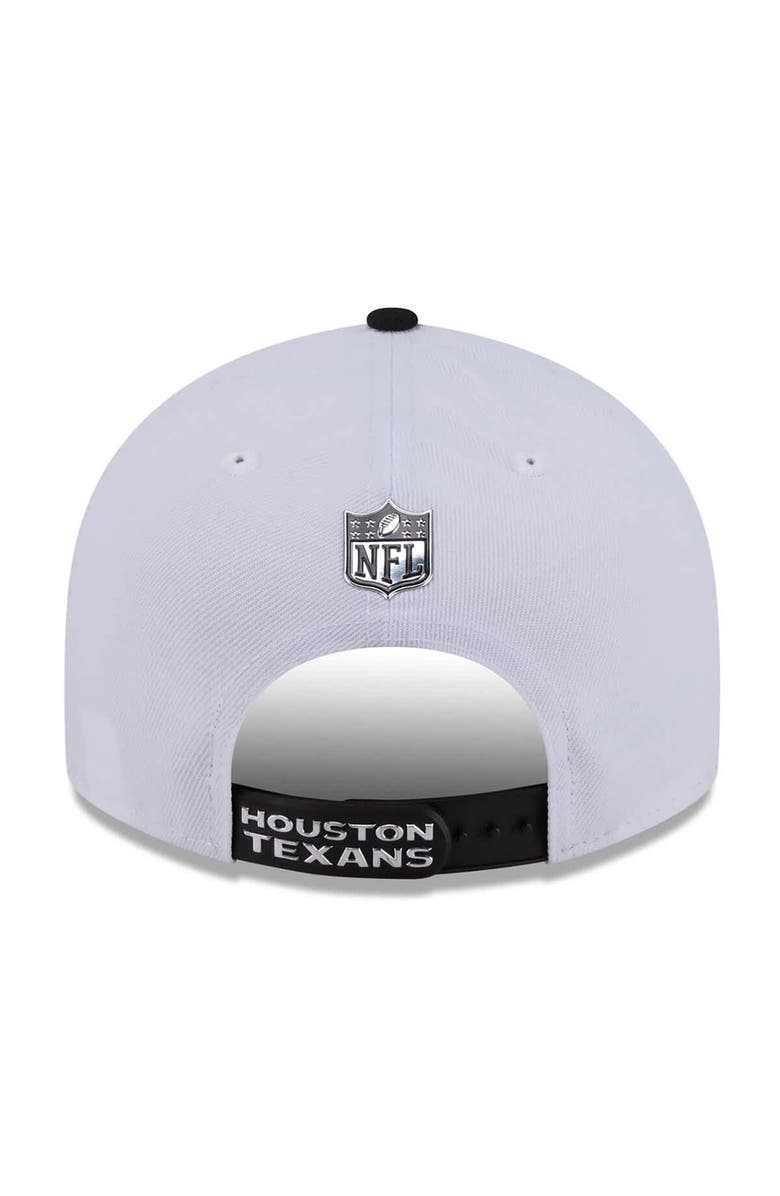 New Era Men's New Era  White/Black Houston Texans 2026 NFL Draft Pre-Curved 9FIFTY Snapback Hat, Alternate, color, White