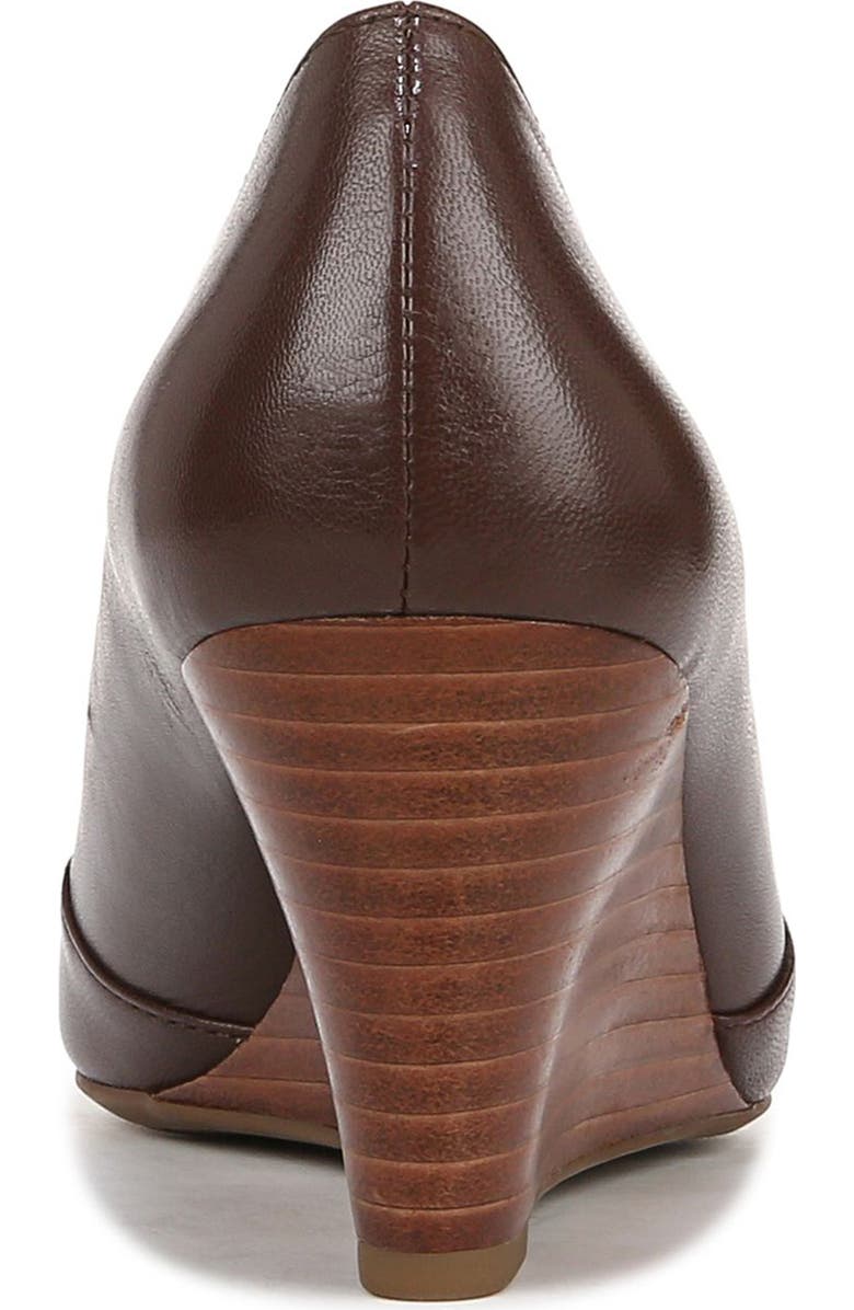 Franco Sarto Frankie Leather Wedge Pump, Alternate, color, Cafe
