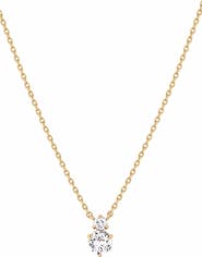 Bearfruit Jewelry 14k Gold Plated Deux Birthstone Necklace Personalized Gift Idea