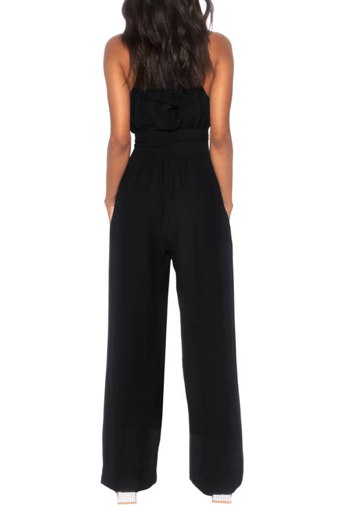 MEGHAN LA MEGHAN LA DISCO STRAIGHT LEG JUMPSUIT