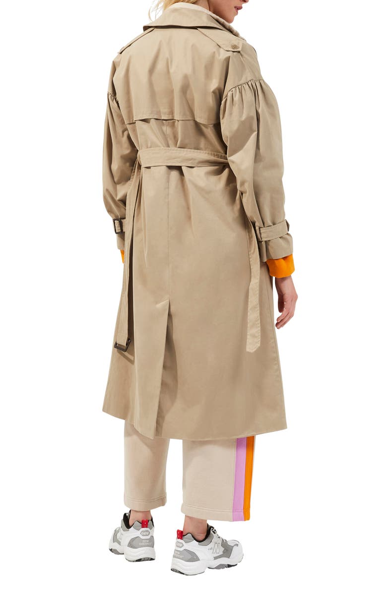 French Connection Anai Double Breasted Trench Coat, Alternate, color,