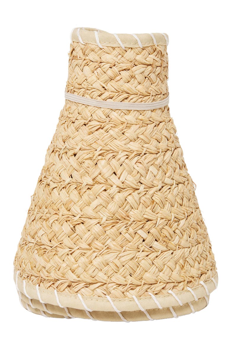 Del Mar Packable Straw Visor, Alternate, color, NAT