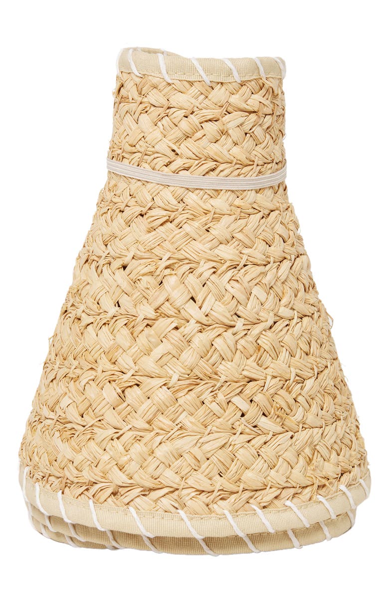 LSPACE Del Mar Packable Straw Visor, Alternate, color, Nat