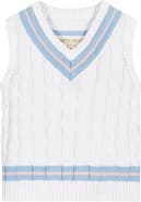 Hope & Henry Boys' Organic Cricket Sweater Vest, Kids