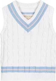 Hope & Henry Boys' Organic Cricket Sweater Vest, Kids