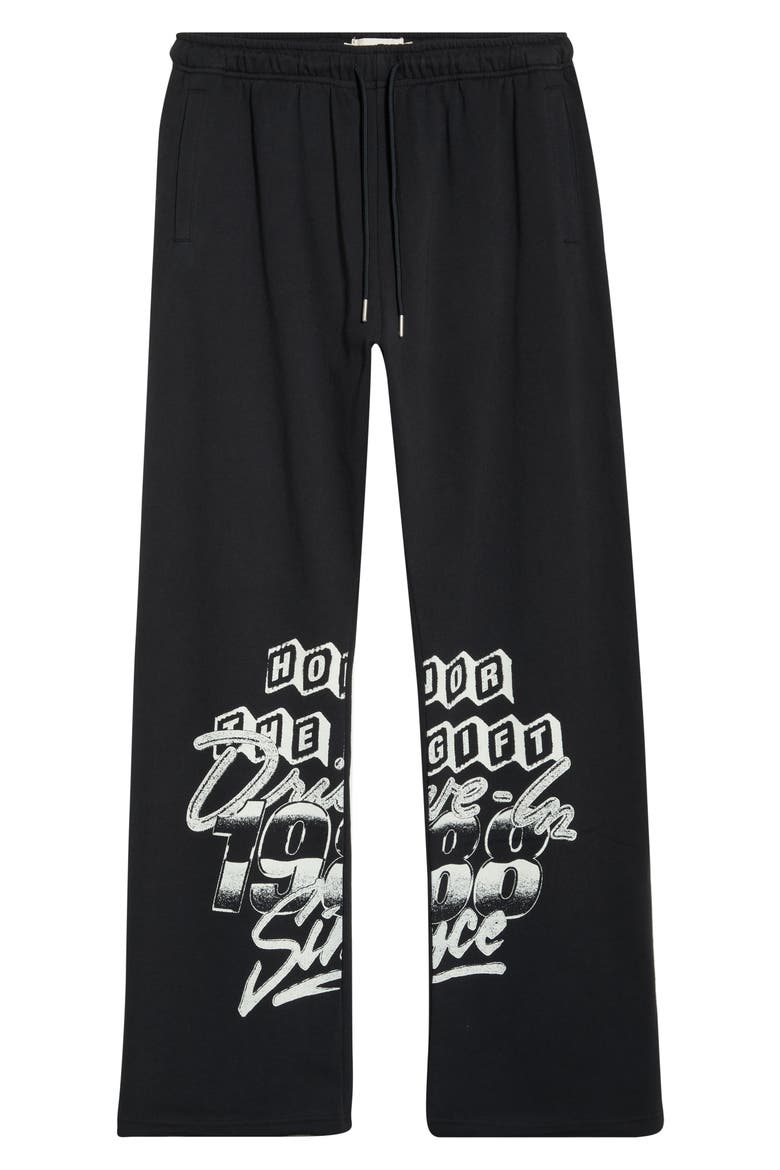 Drive-In Sweatpants, Alternate, color, BLACK