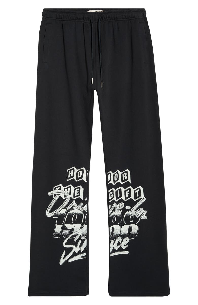 HONOR THE GIFT Drive-In Sweatpants, Alternate, color, Black