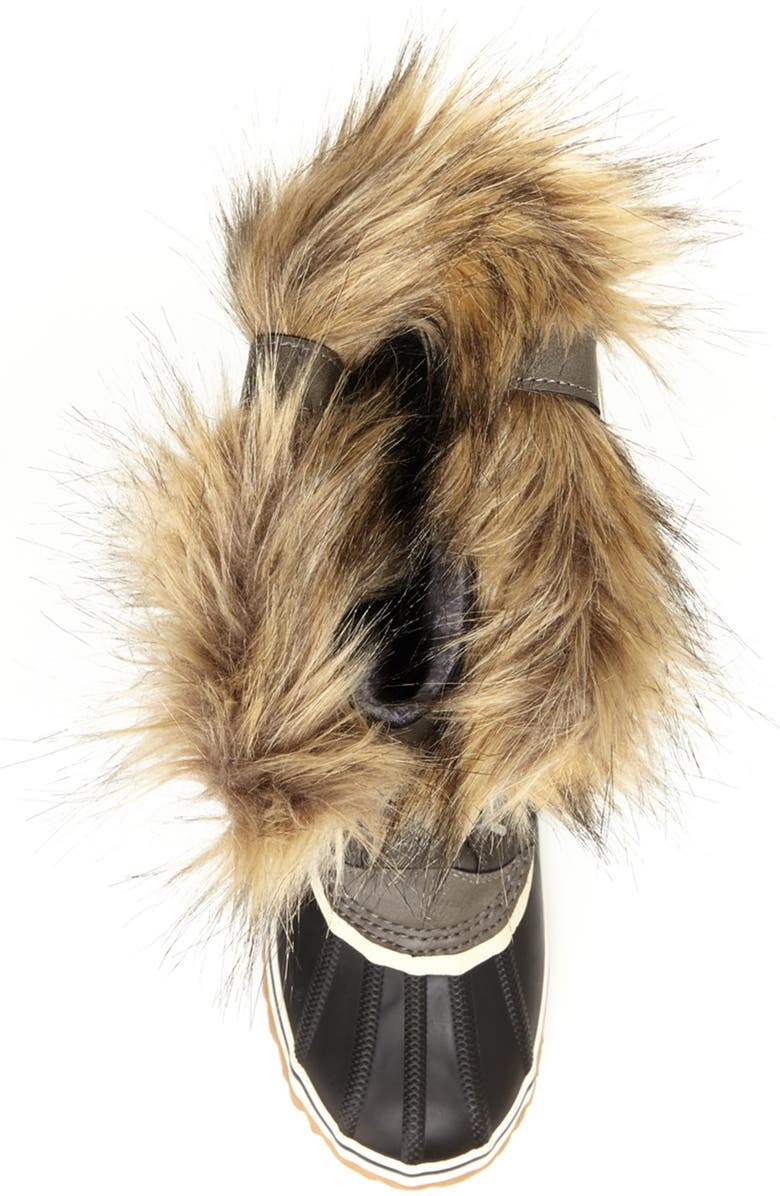 JBU Ella Waterproof Faux Fur Trim Boot, Alternate, color,