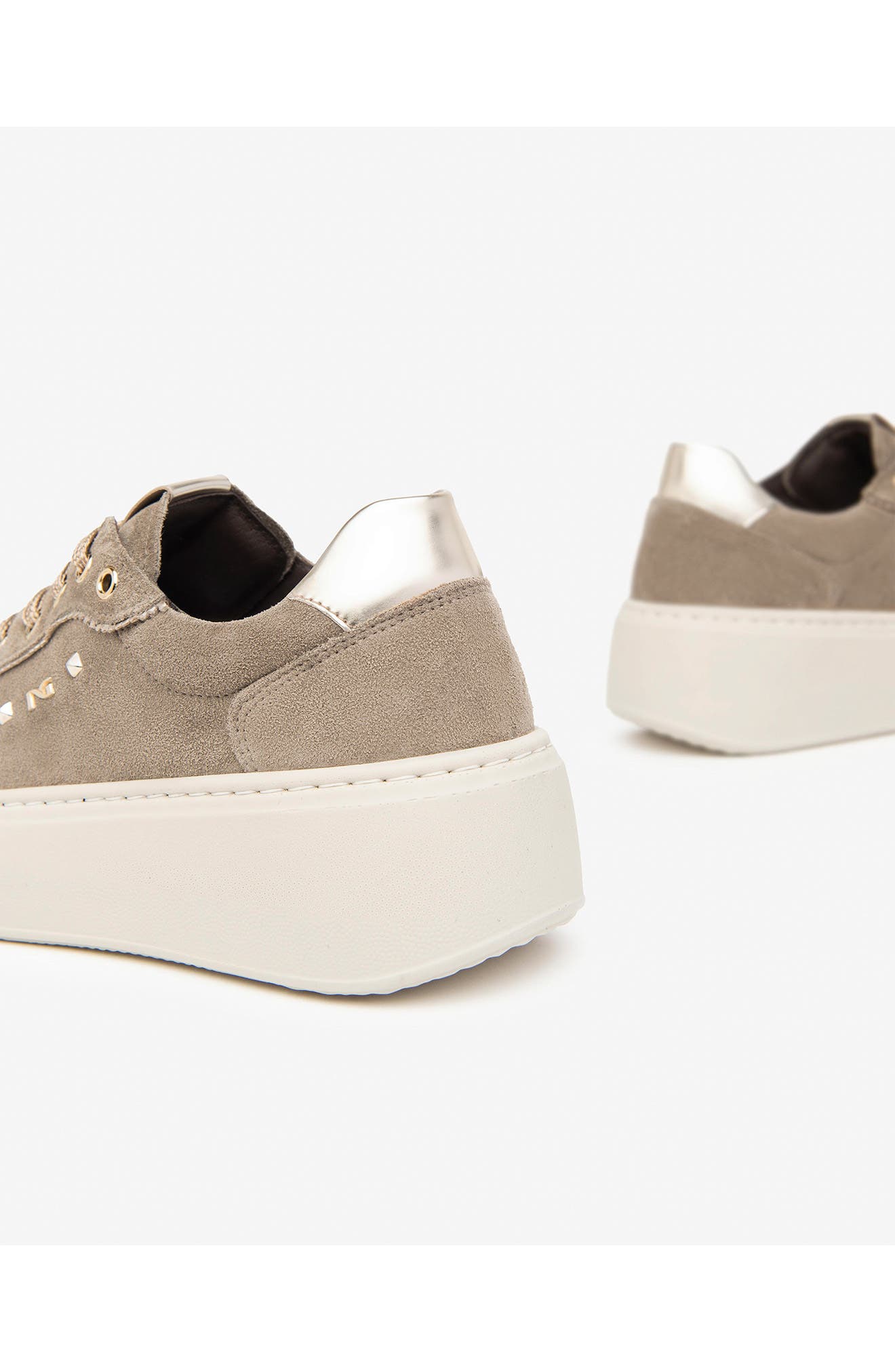 NeroGiardini Platform Sneaker, Alternate, color, Taupe