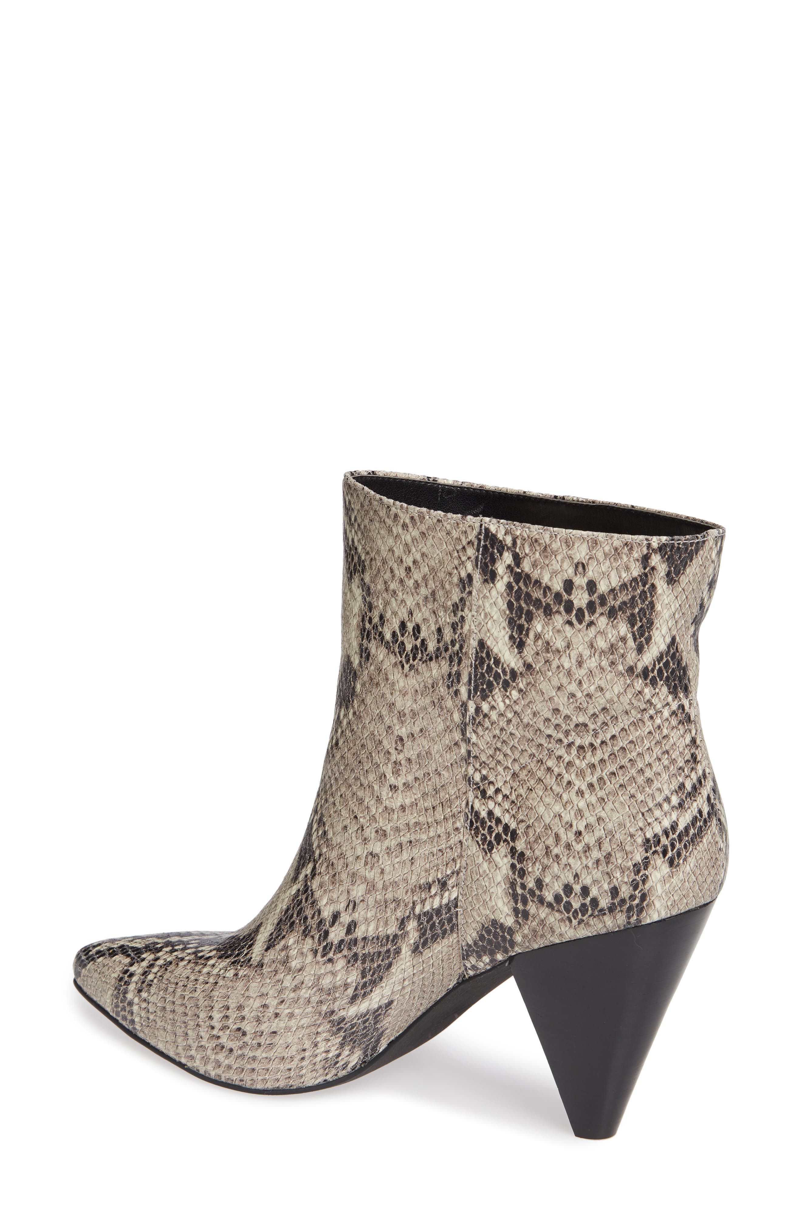 Scope Bootie, Alternate, color, NATURAL PRINTED SNAKE LEATHER