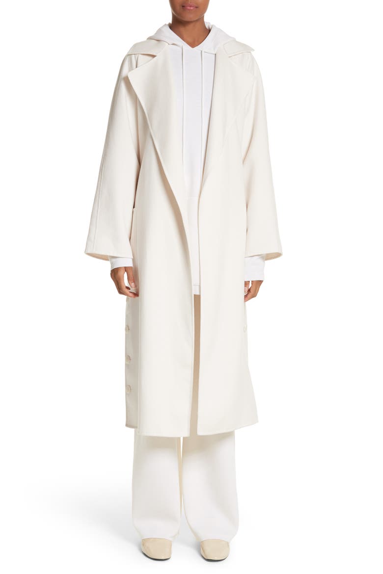 Alacre Wool & Cashmere Coat, Main, color, SILK
