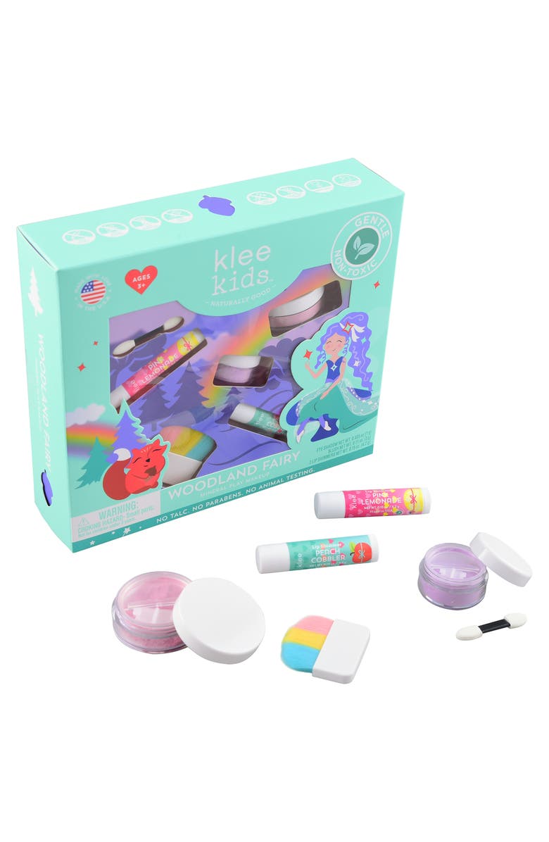 Klee Naturals Woodland Fairy - Kids' Loose Powder Mineral Play Makeup Kit, Main, color, Multi