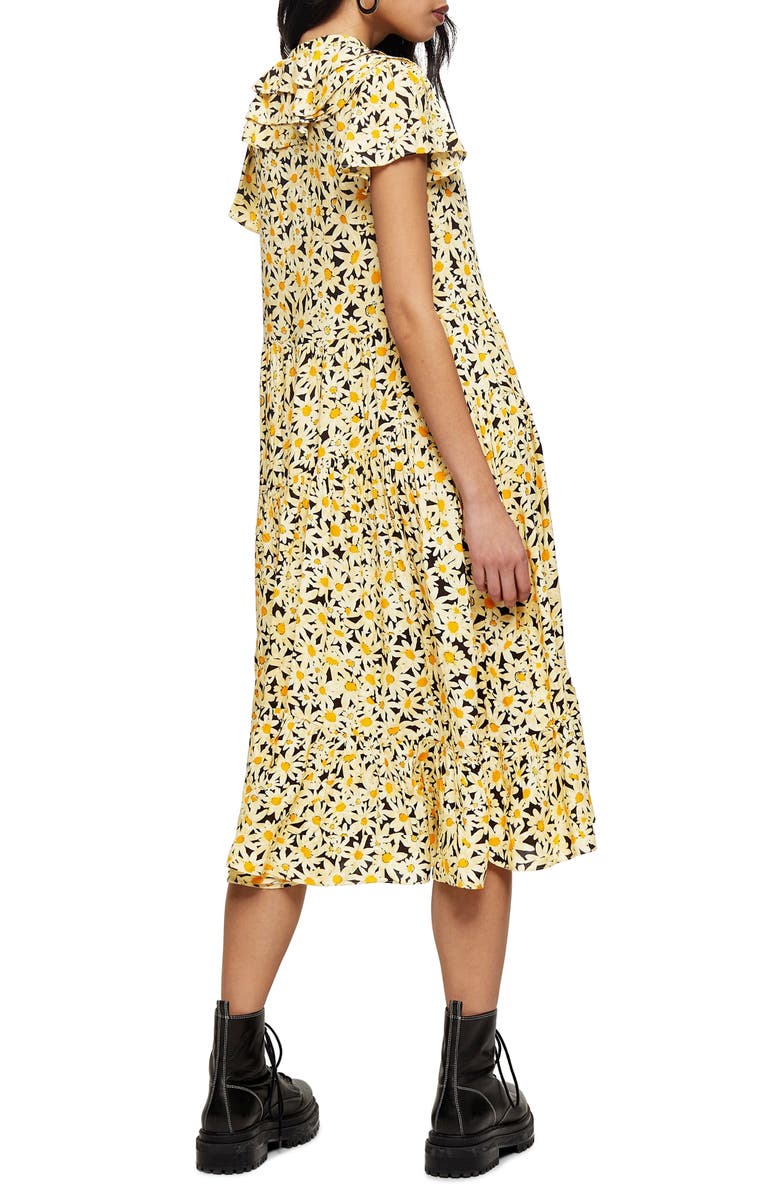 Topshop Daisy Frandad Shirtdress, Alternate, color, 