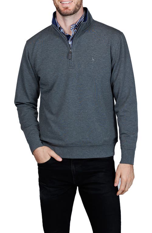 Tailorbyrd Fleece Quarter Zip Jacket In Animal Print