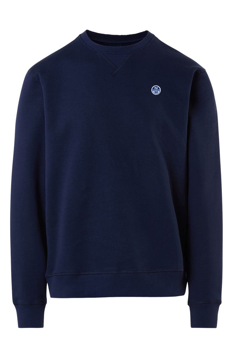 NORTH SAILS Logo Embroidered Cotton Sweatshirt, Alternate, color, 