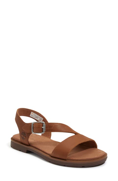 Brown Backstrap Sandals