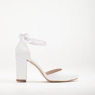 Forever & Always Shoes Denise Wedding Heels with Pearls