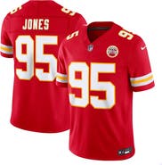 Nike Men's Nike Chris Jones Red Kansas City Chiefs Team Vapor F.U.S.E. Stitched Limited Jersey