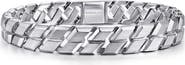 Gabriel & Co. Men's Heritage Weave Sterling Silver Bracelet