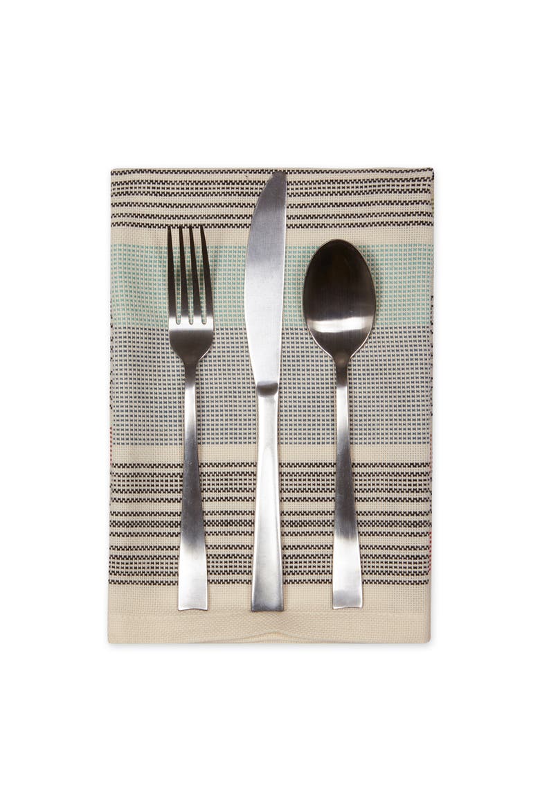 Variegated Cotton Napkin Set/6, Alternate, color, Multi-Color