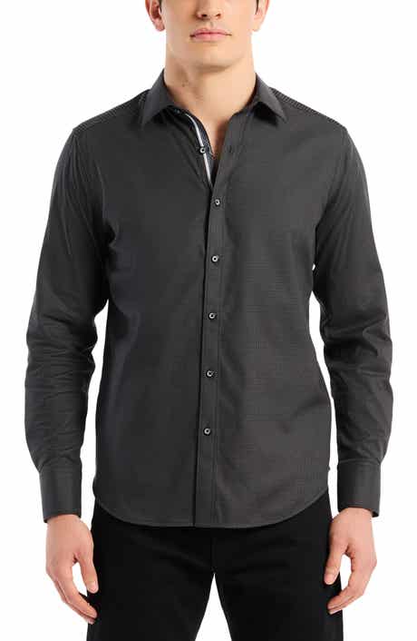 Robert Graham Kenmare Long Sleeve Stretch Cotton Button-Up Shirt