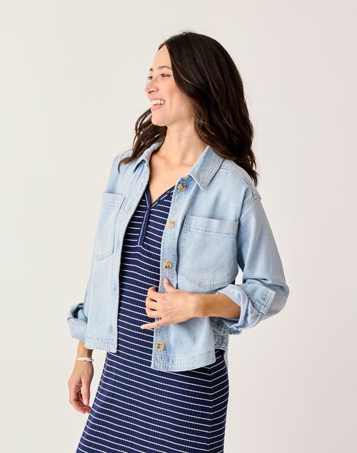 Carve Designs Flora Denim Shacket