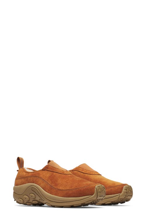 Merrell Jungle Moc Cozy Luxe Slip-on Sneaker In Brown