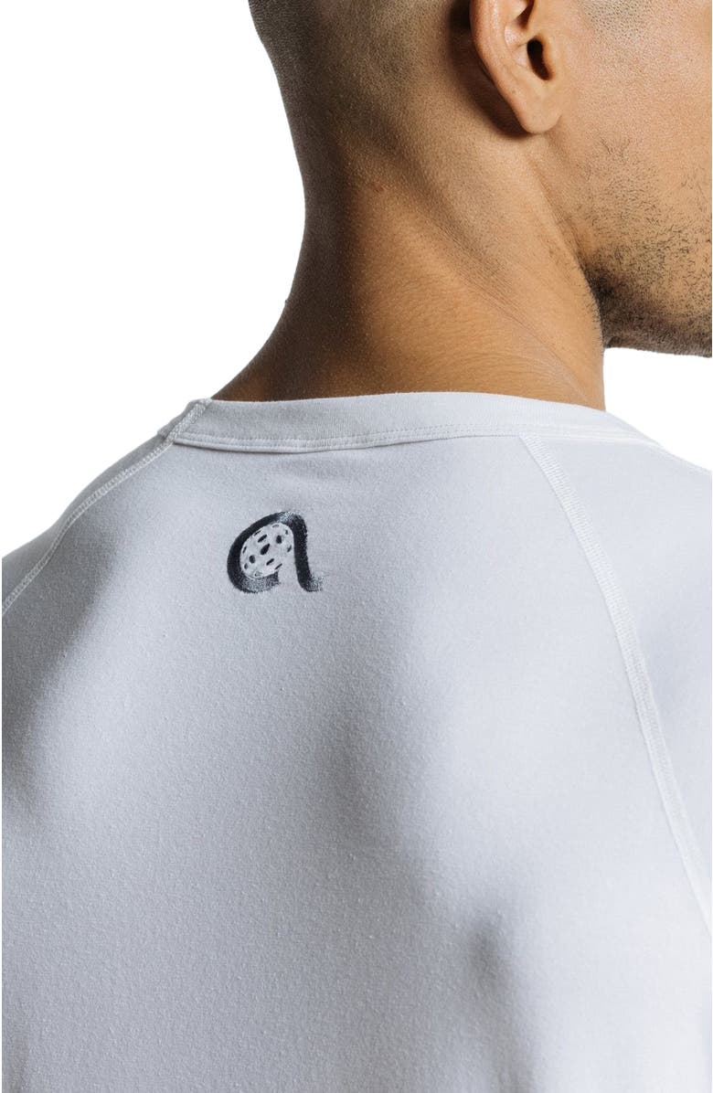 AVI Pickleball Short Sleeve, Alternate, color, White Lotus