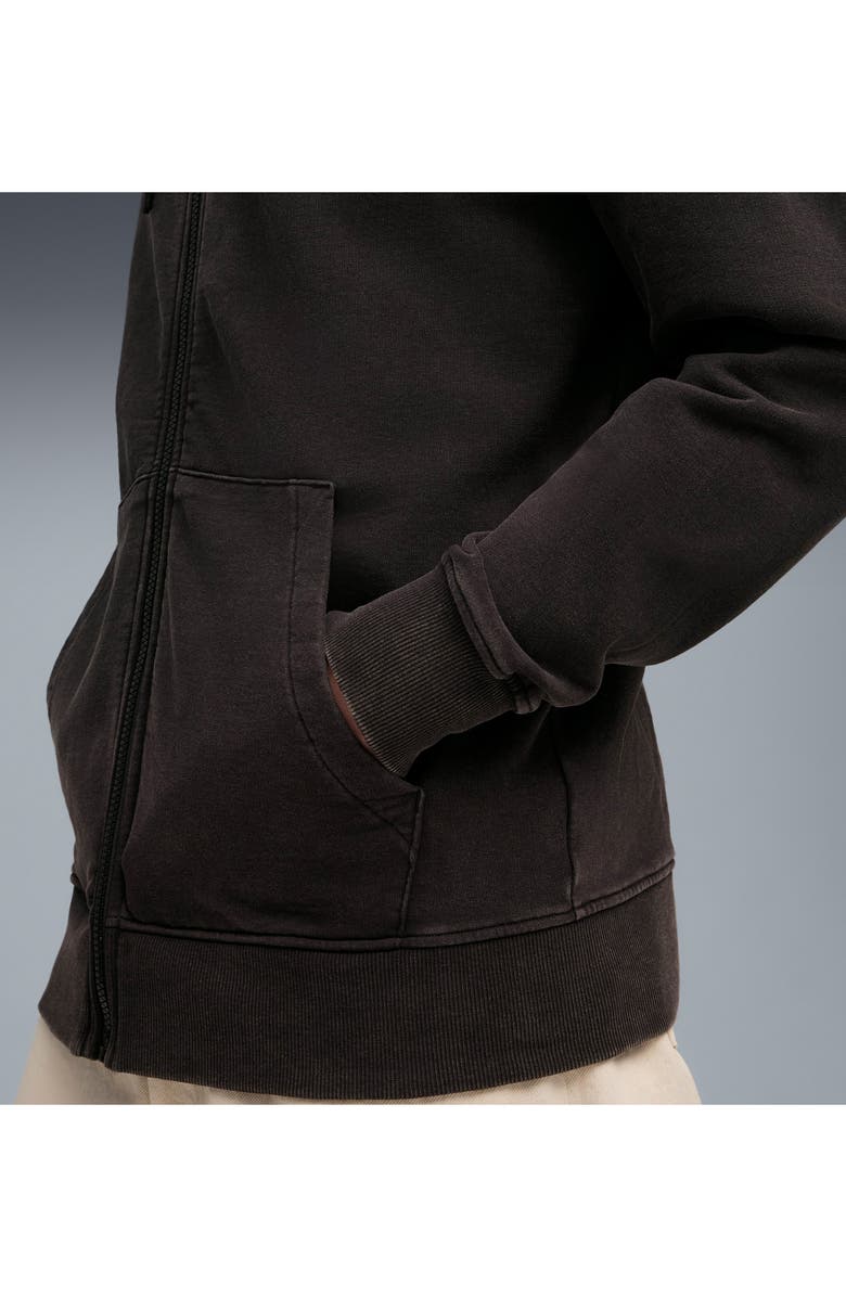 PUMA Scuderia Ferrari Sportswear Logo Zip Hoodie, Alternate, color, Puma Black