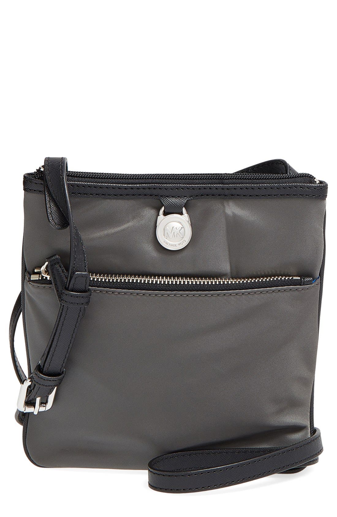 MICHAEL Michael Kors 'Small Kempton' Nylon Crossbody Bag, Main, color, 