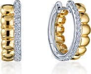 Kwiat Sirena Diamond Huggie Earrings
