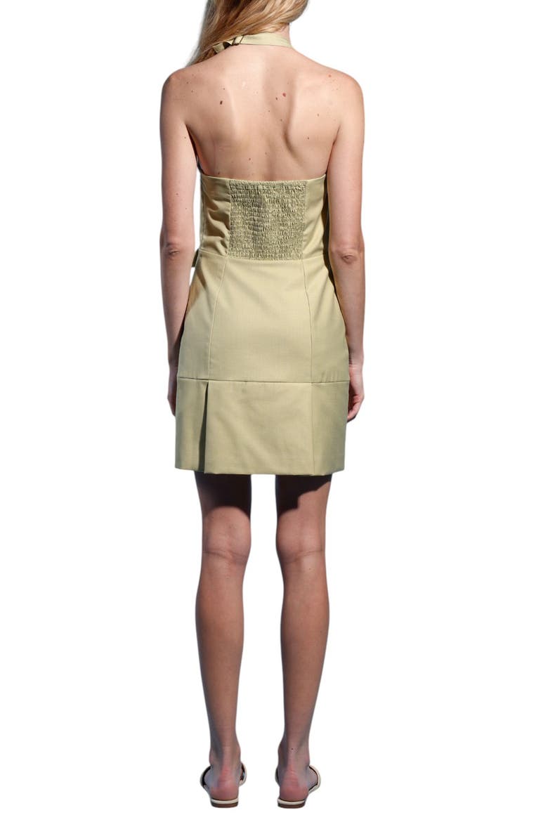 Nichelle Halter Dress, Alternate, color, PARSLEY