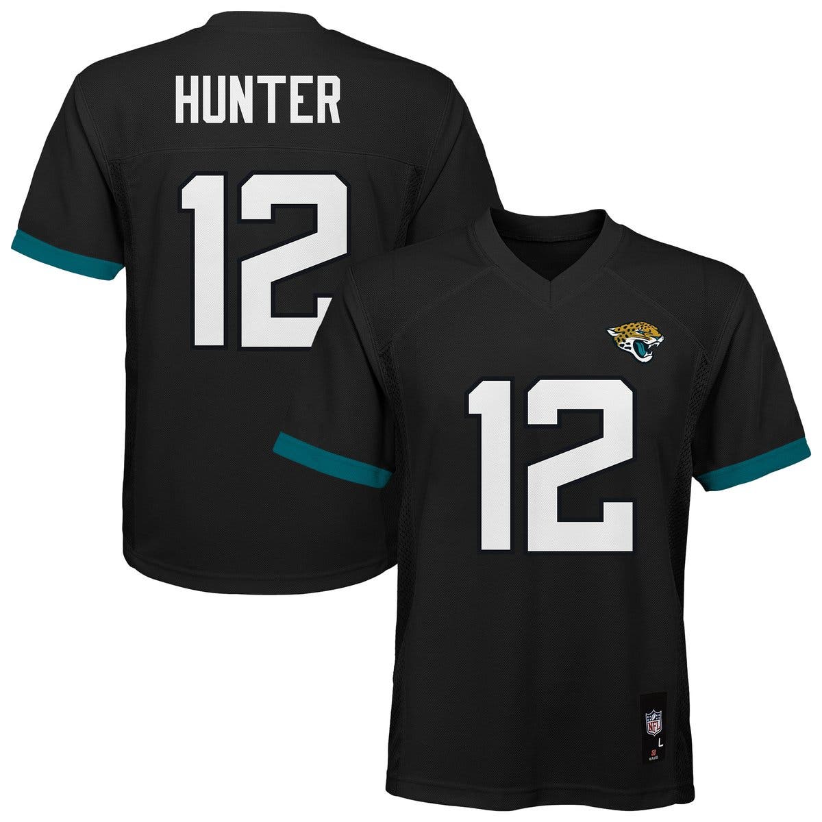 Outerstuff Kids'  Youth Travis Hunter Black Jacksonville Jaguars Replica Jersey