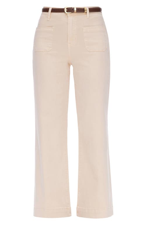 Bayeas Luna High Waist Wide Leg Jeans In White