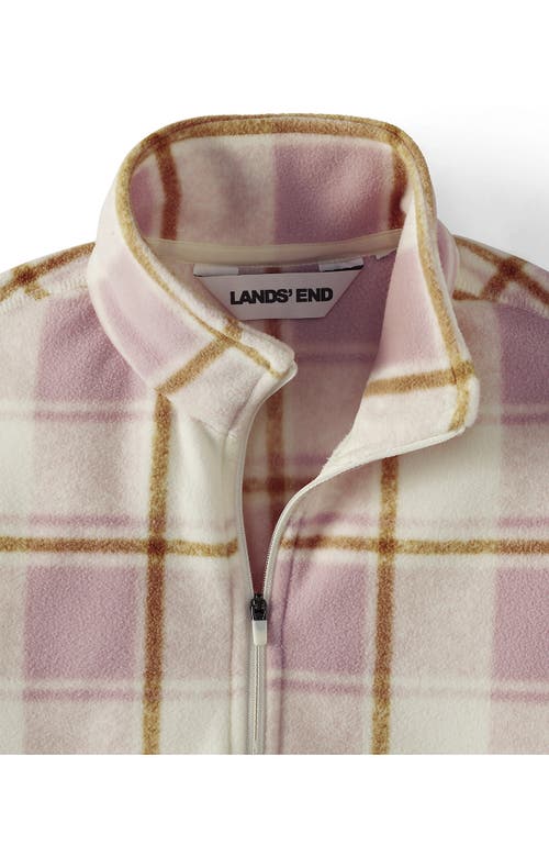 Lands' End Anyweather Fleece Quarter Zip Pullover In Neutral