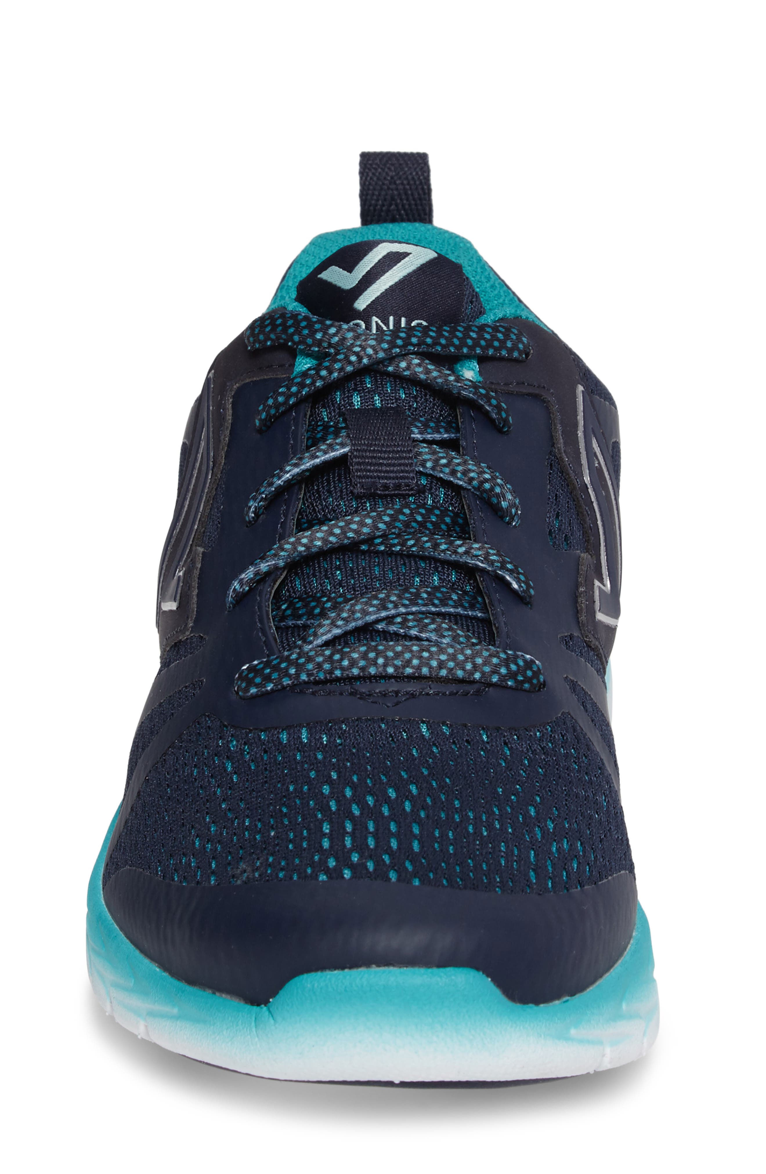 Brisk Miles Sneaker, Alternate, color, BLUE TEAL FABRIC