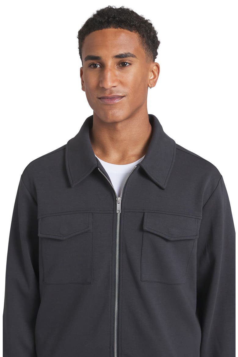 Empire Knit Jacket, Alternate, color, BLACK