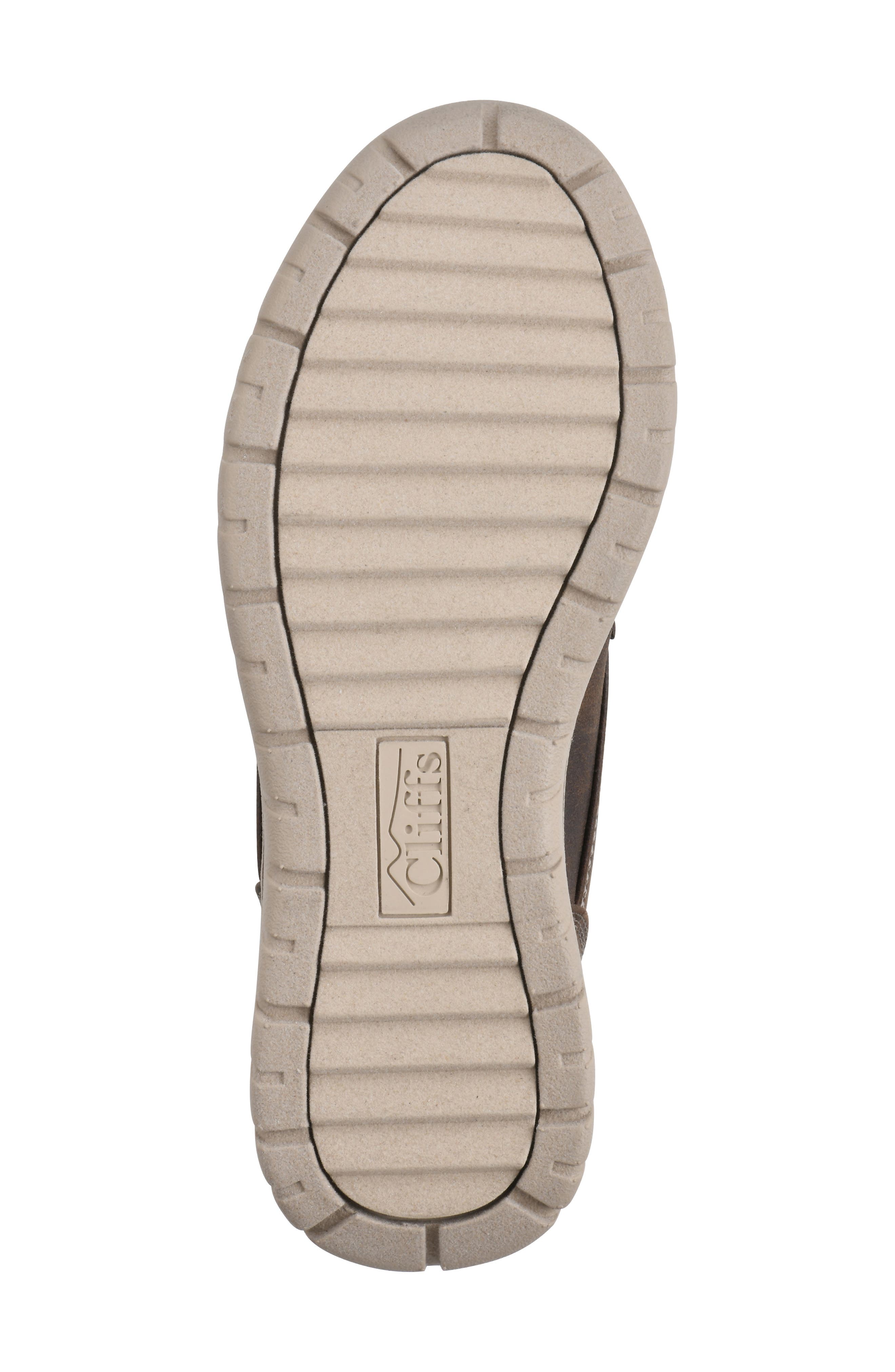 CLIFFS BY WHITE MOUNTAIN Hearten Knit Collar Boot, Alternate, color, Brown/ Fabric